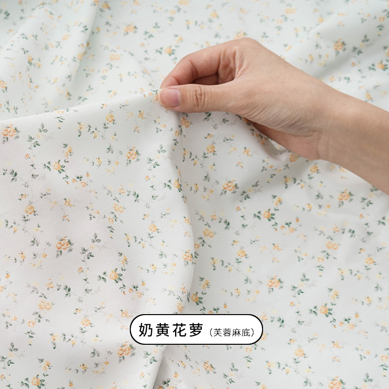 Factory custom digital printing chiffon fabric 100% polyester skirt garment fabrics