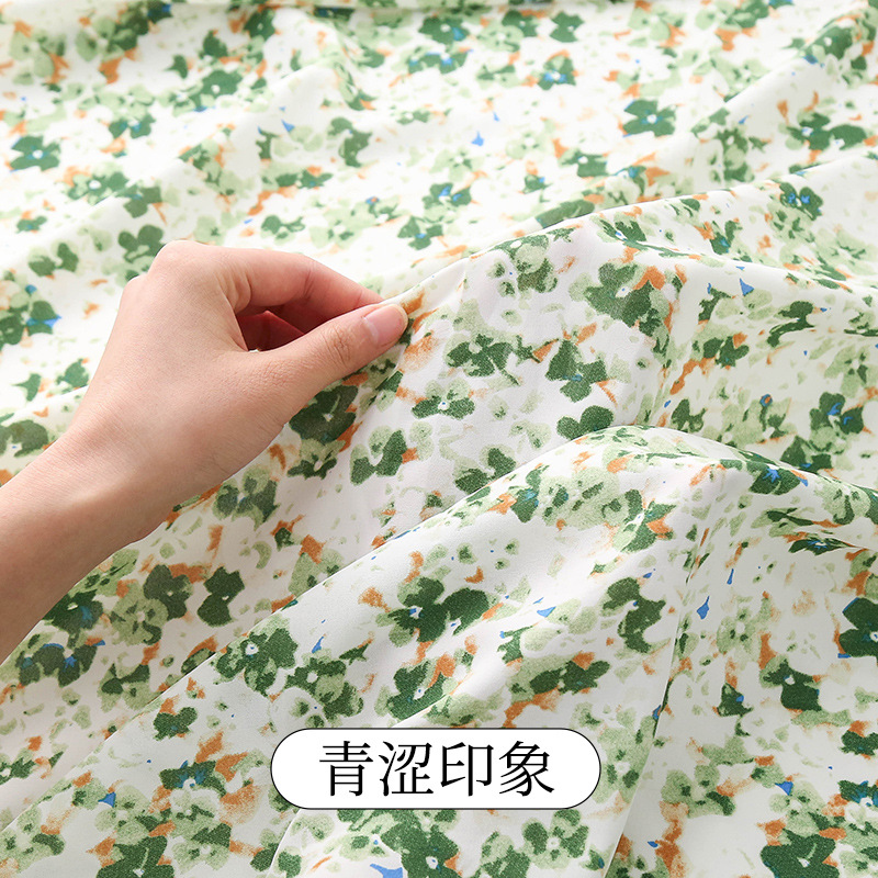 Factory custom digital printing chiffon fabric 100% polyester skirt garment fabrics Factory custom digital printing chiffon fabric 100% polyester skirt garment fabrics