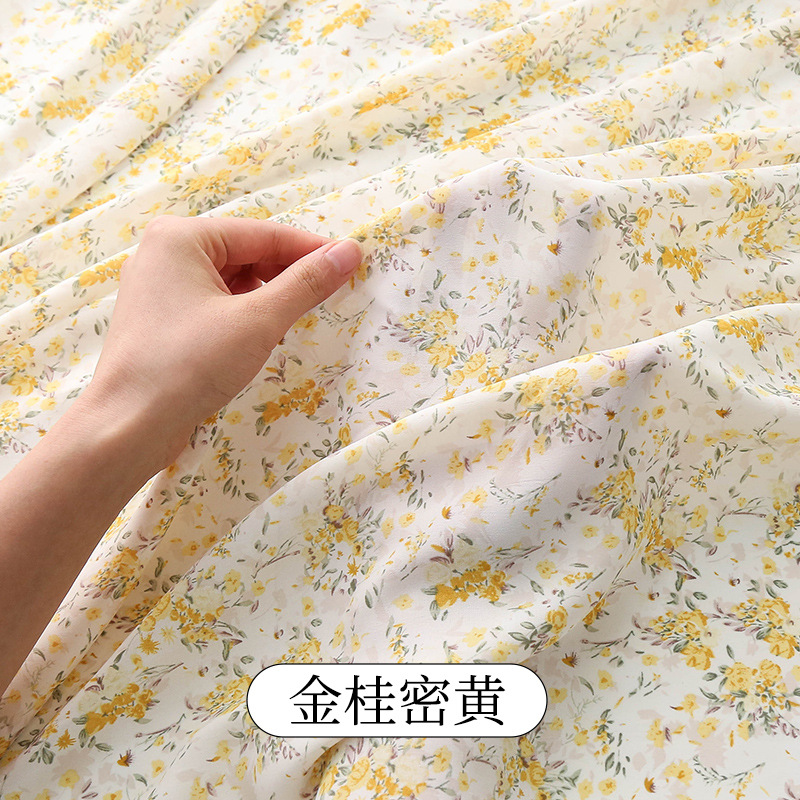 Factory custom digital printing chiffon fabric 100% polyester skirt garment fabrics Factory custom digital printing chiffon fabric 100% polyester skirt garment fabrics
