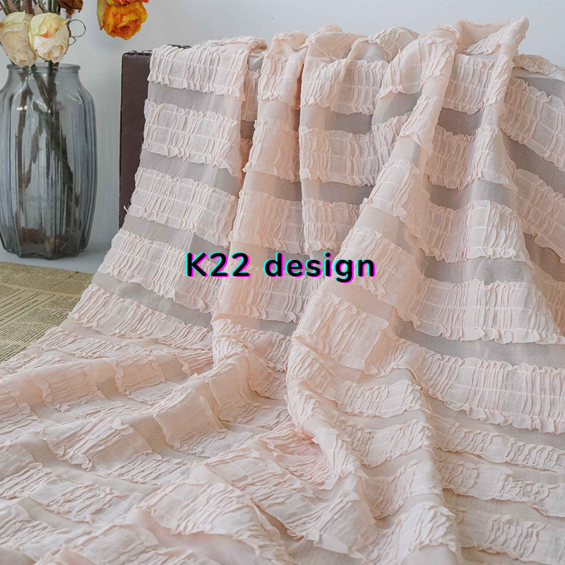 Similar style collect inside Chiffon Fabric with Ruffle and 3D Hook Embroidery for Women Dresses Similar style collect inside Chiffon Fabric with Ruffle and 3D Hook Embroidery for Women Dresses