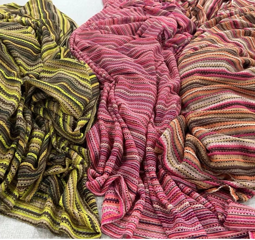 Manufacturer Jacquard Knitting Warp Knit Crochet Weave Crocheted Fabric For Dress