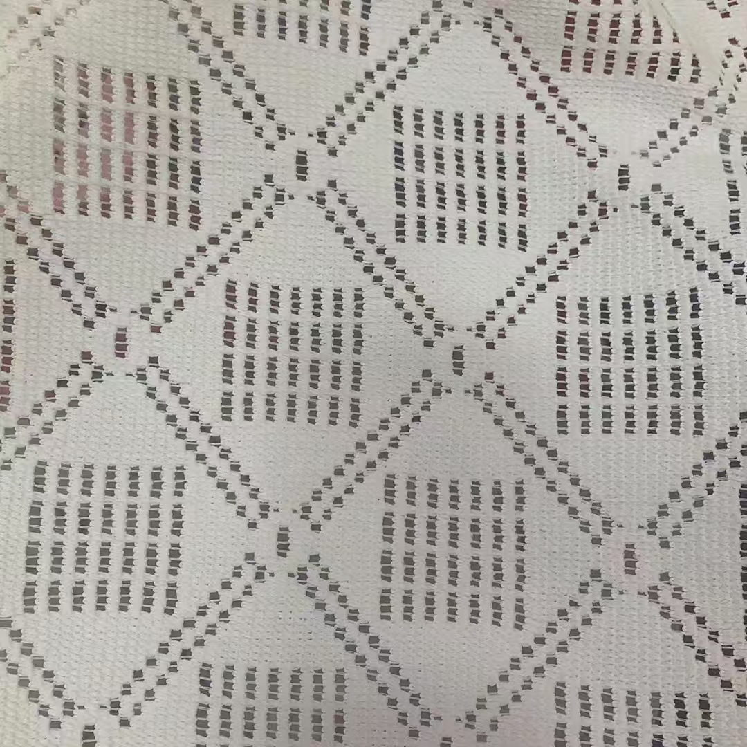 Garment textile cotton-polyester warp knitting crochet fabrics for clothing and curtains Garment textile cotton-polyester warp knitting crochet fabrics for clothing and curtains