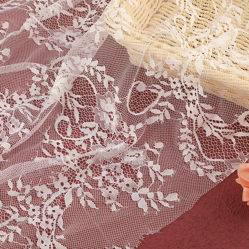 Spandex swiss voile eyelash lace fabric bridal french lace fabrics chantilly white guipure lace Spandex swiss voile eyelash lace fabric bridal french lace fabrics chantilly white guipure lace