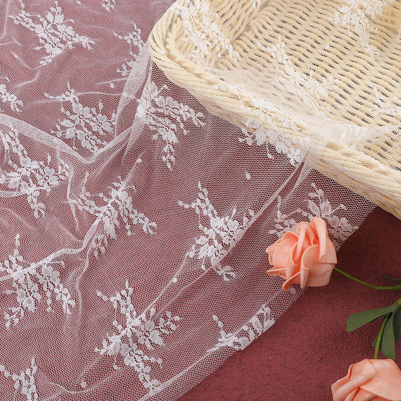 Spandex swiss voile eyelash lace fabric bridal french lace fabrics chantilly white guipure lace Spandex swiss voile eyelash lace fabric bridal french lace fabrics chantilly white guipure lace