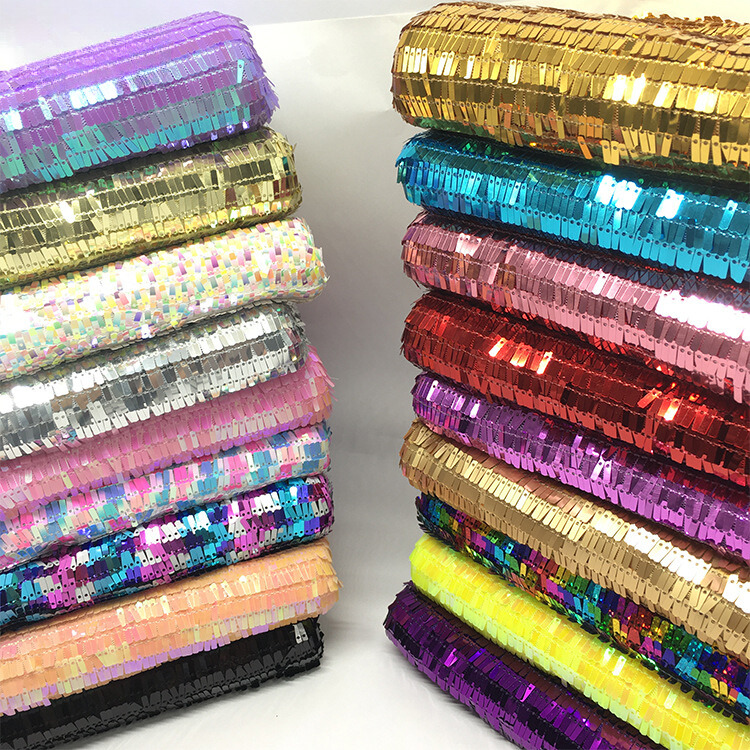 Square sequin fabric suitable for evening dresses, short skirts, and backpack shoes