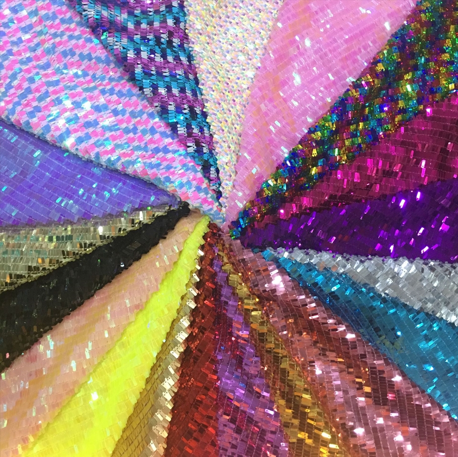 Square sequin fabric suitable for evening dresses, short skirts, and backpack shoes Square sequin fabric suitable for evening dresses, short skirts, and backpack shoes