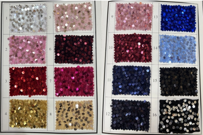 High-Quality 5mm Sequin Velvet Fabric for Evening Dresses, Formal Wear, and Home Decor Projects High-Quality 5mm Sequin Velvet Fabric for Evening Dresses, Formal Wear, and Home Decor Projects