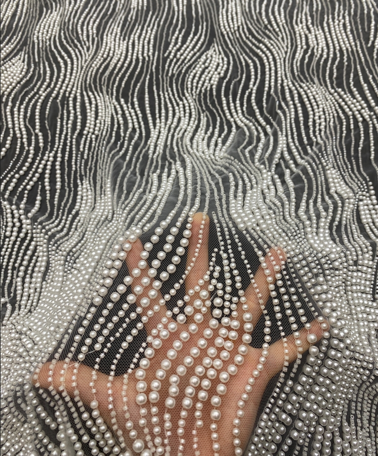 Wholesale Suppliers of Bridal Beaded Pearl Lace Fabric and Tulle Mesh for Wedding Dresses Wholesale Suppliers of Bridal Beaded Pearl Lace Fabric and Tulle Mesh for Wedding Dresses