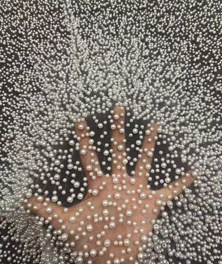 Wholesale Suppliers of Bridal Beaded Pearl Lace Fabric and Tulle Mesh for Wedding Dresses Wholesale Suppliers of Bridal Beaded Pearl Lace Fabric and Tulle Mesh for Wedding Dresses