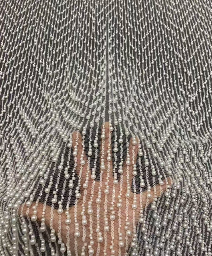 Wholesale Suppliers of Bridal Beaded Pearl Lace Fabric and Tulle Mesh for Wedding Dresses Wholesale Suppliers of Bridal Beaded Pearl Lace Fabric and Tulle Mesh for Wedding Dresses