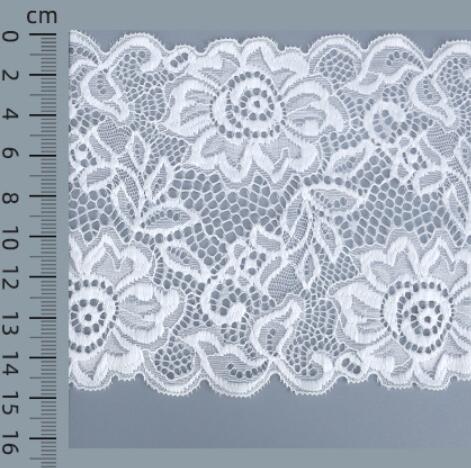 Nylon spandex elastic underwear lace trim for garment accessories decoration wide lace