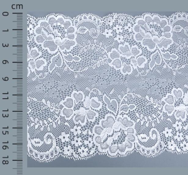 Nylon spandex elastic underwear lace trim for garment accessories decoration wide lace