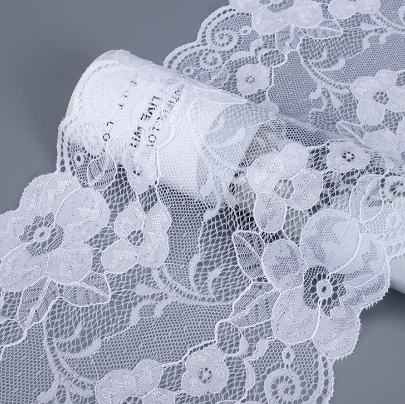 Nylon spandex elastic underwear lace trim for garment accessories decoration wide lace