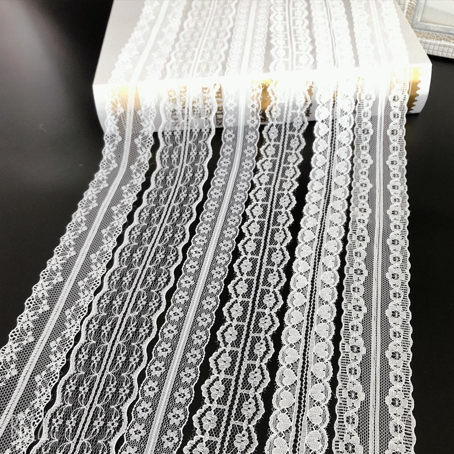 Tiny non-stretch nylon lace trimming garment accessories lace supplier