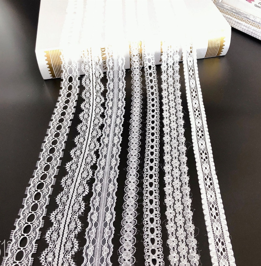 Tiny non-stretch nylon lace trimming garment accessories lace supplier