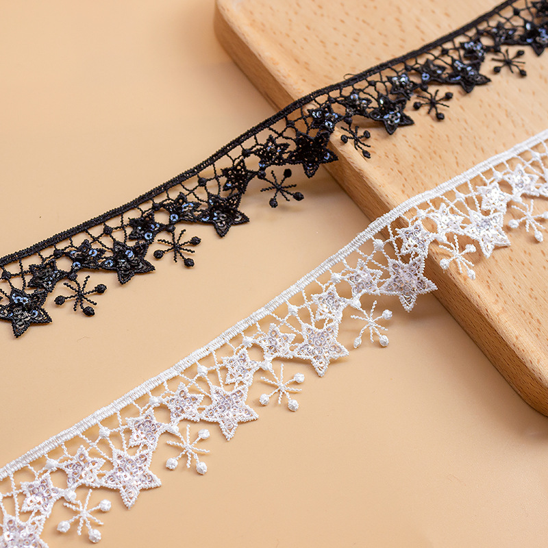 Sequin Water-Soluble Lace Trimming Garment Accessories