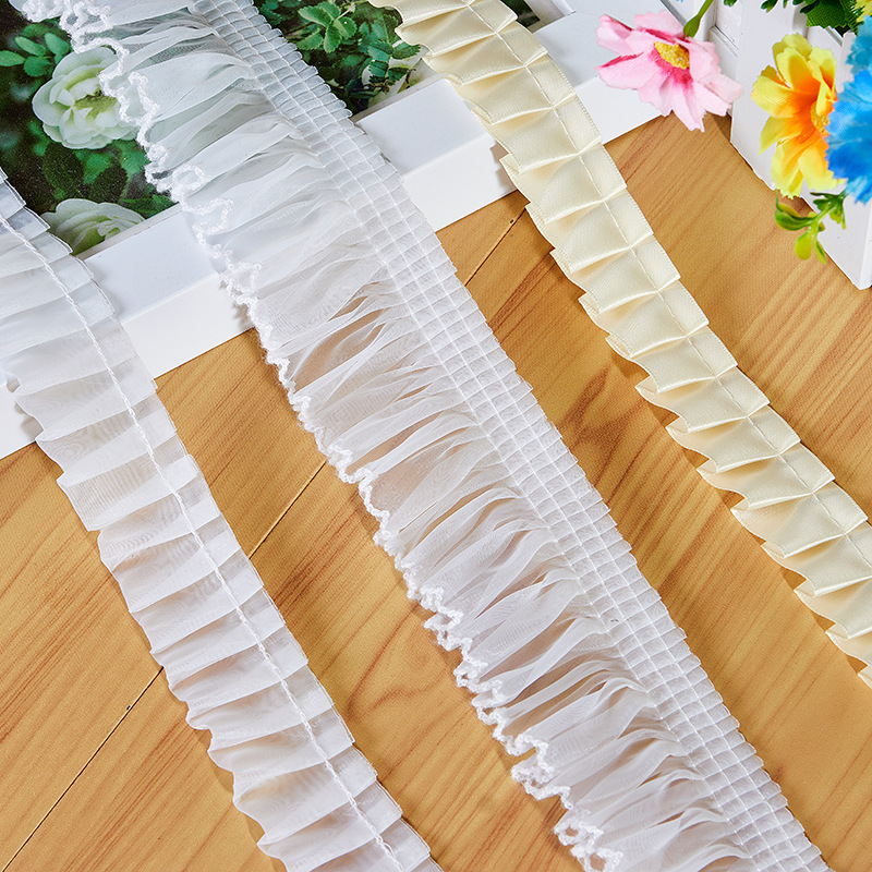 Ruffled Pleated Edge Lace Trim for Lolita Dresses Ruffled Pleated Edge Lace Trim for Lolita Dresses