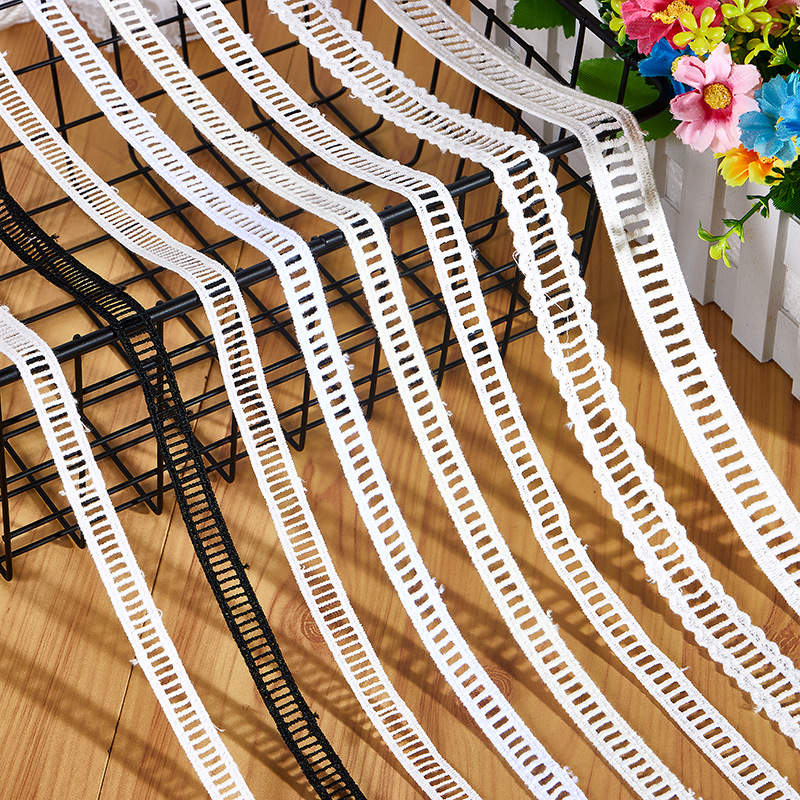Cotton Thread Embroidered Hollow Water-Soluble Lace Trim Garment Accessories for Women's Clothing
