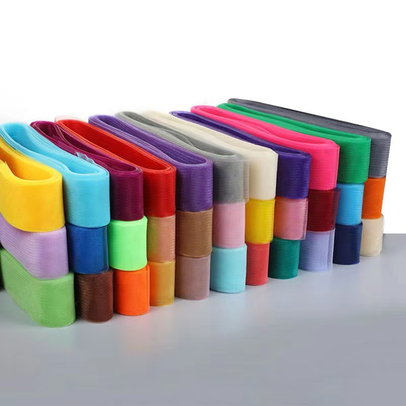 All size 6mm to 200mm hard and soft plain crinoline horsehair braid tape manufacturer