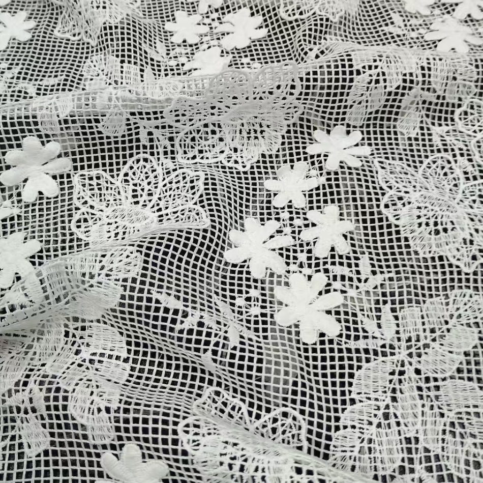 New design crochet lace fabrics for Man and woman clothing