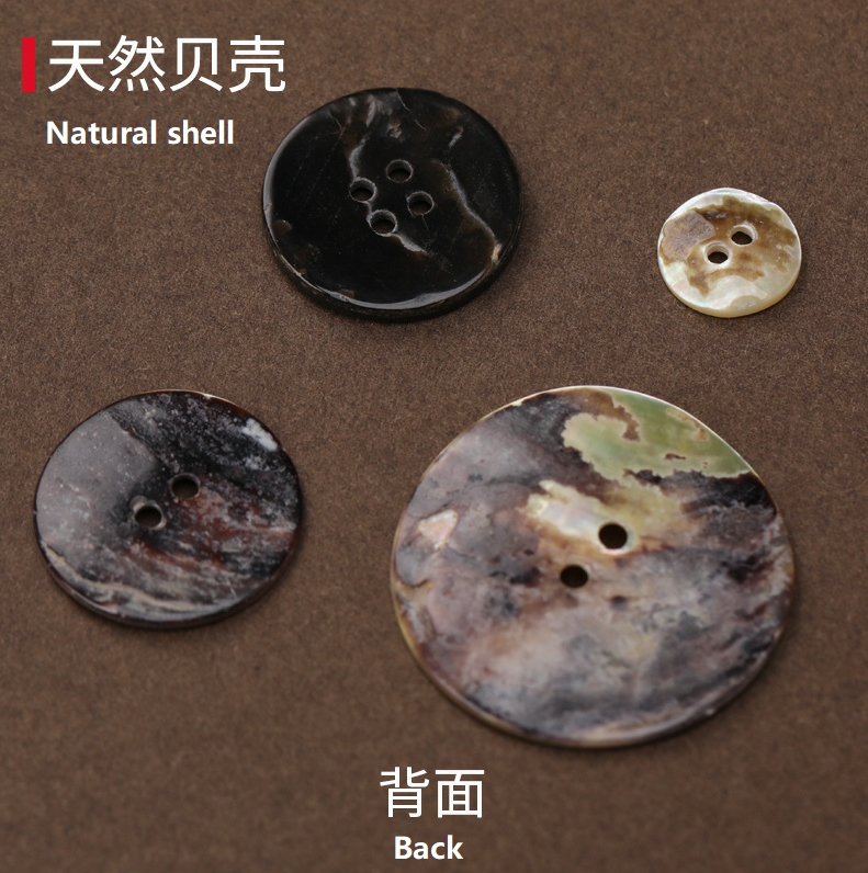 Natural abalone shell buttons Natural abalone shell buttons