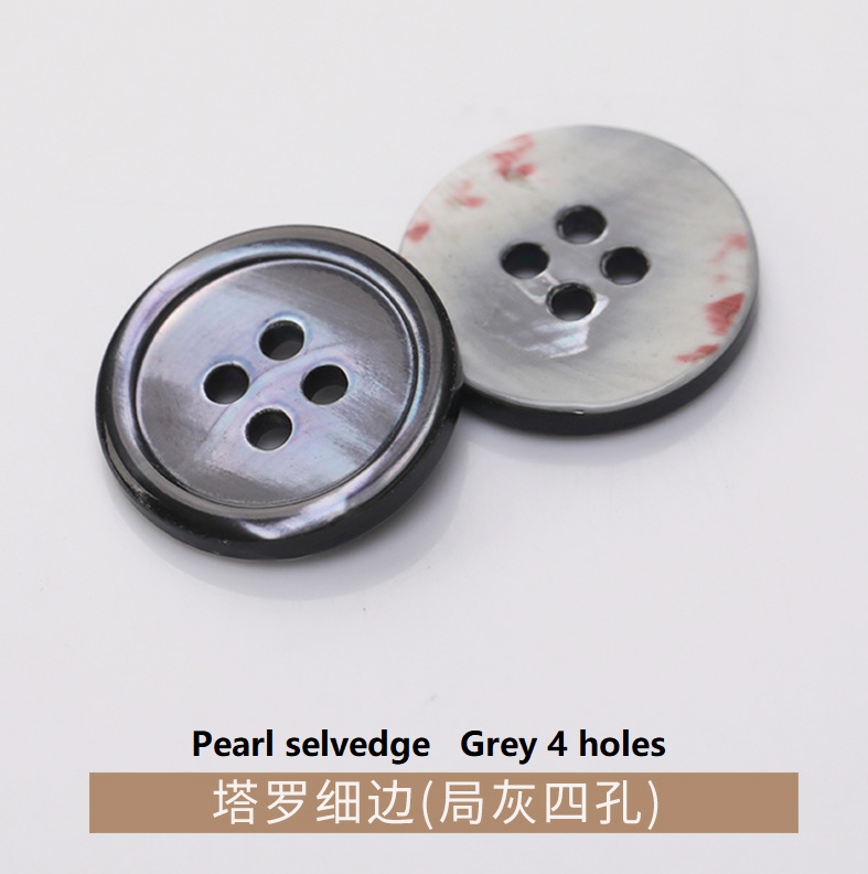 2 & 4 holes black color shell buttons 2 & 4 holes black color shell buttons