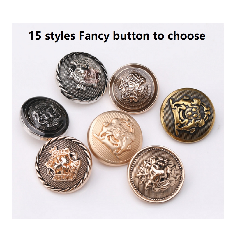 Military metal buttons sewing button supplier