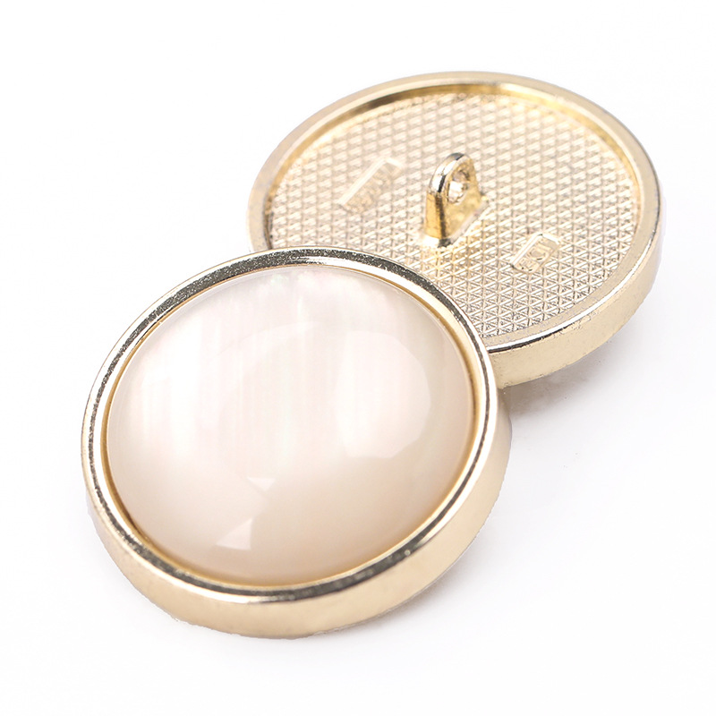 Opal decorative metal sewing buttons