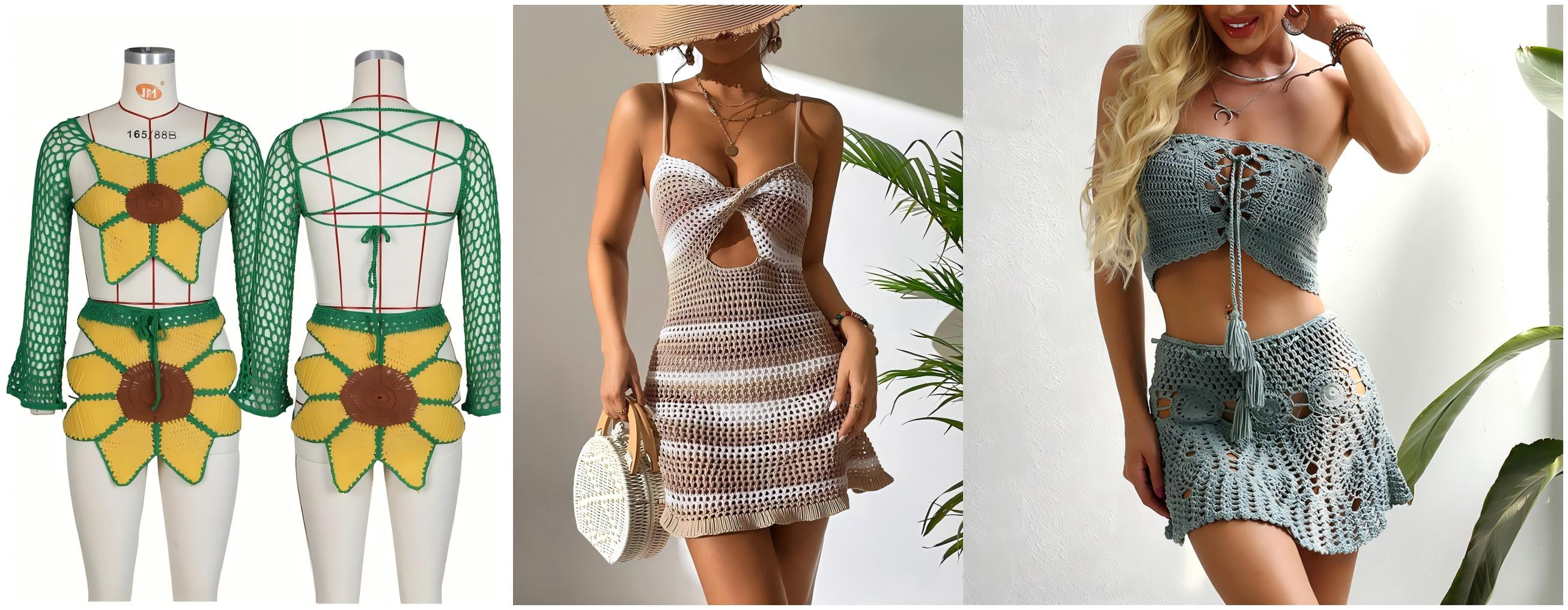 Custom crochet lace clothes, T-shirts, Tops, Swimwear, Baby hats, Pet accessories Custom crochet lace clothes, T-shirts, Tops, Swimwear, Baby hats, Pet accessories