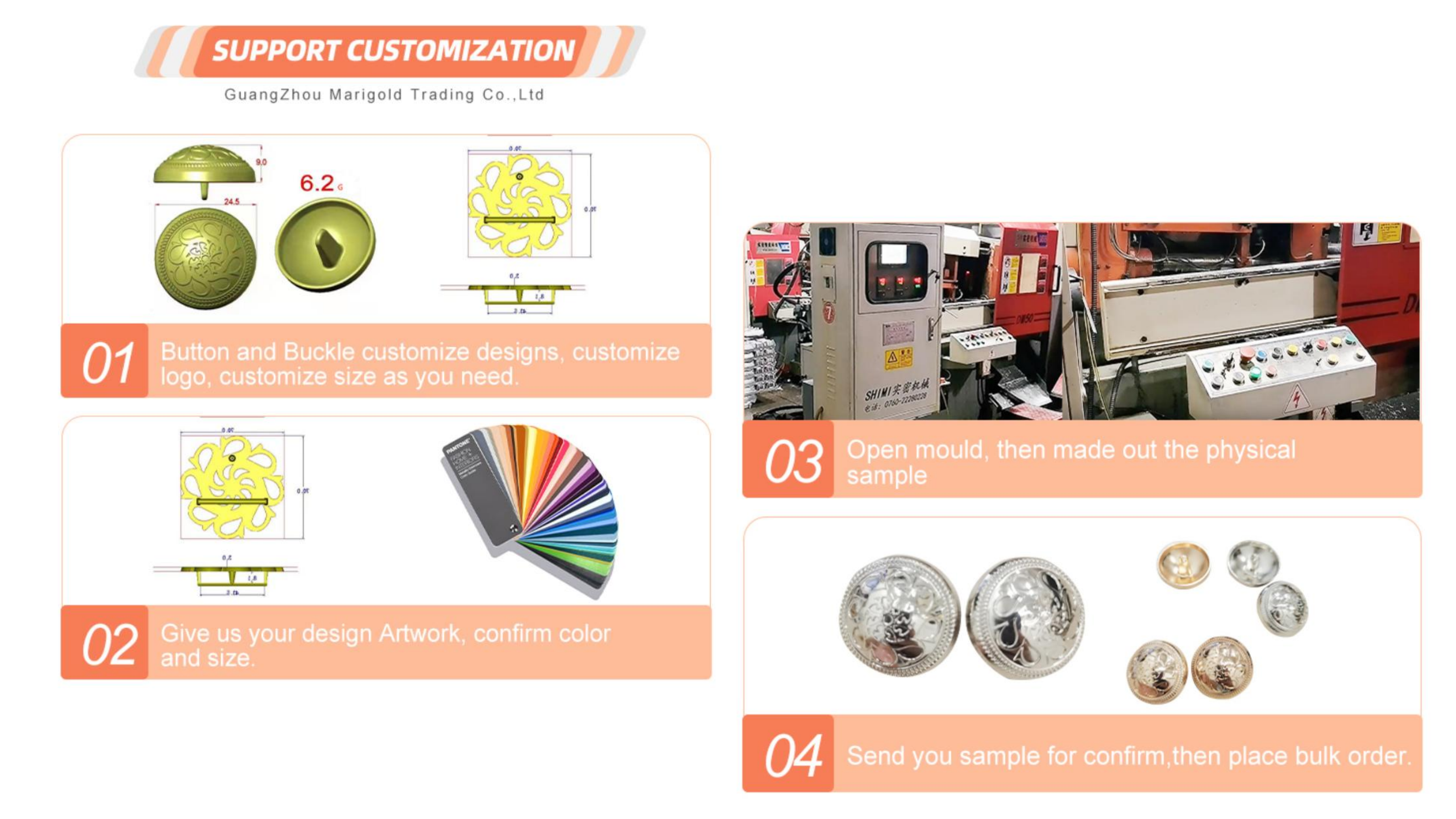 Premium Buttons and Buckles Manufacturer | Custom Solutions for Bulk Orders