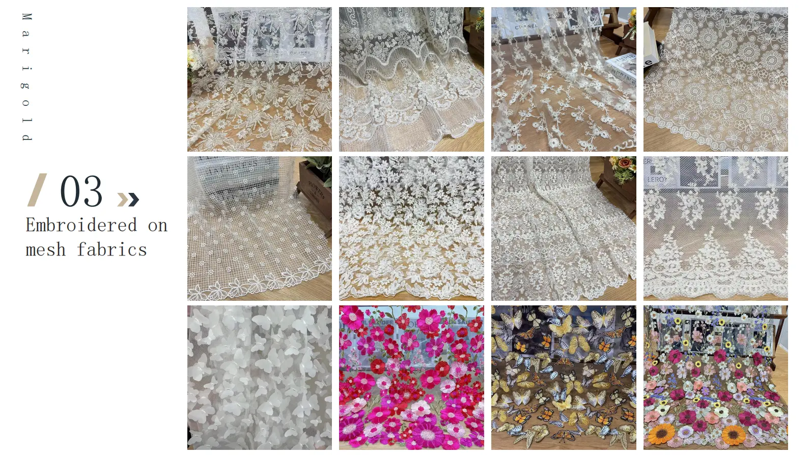 2027 Wholesale fashion laces and garment accessories supplier
