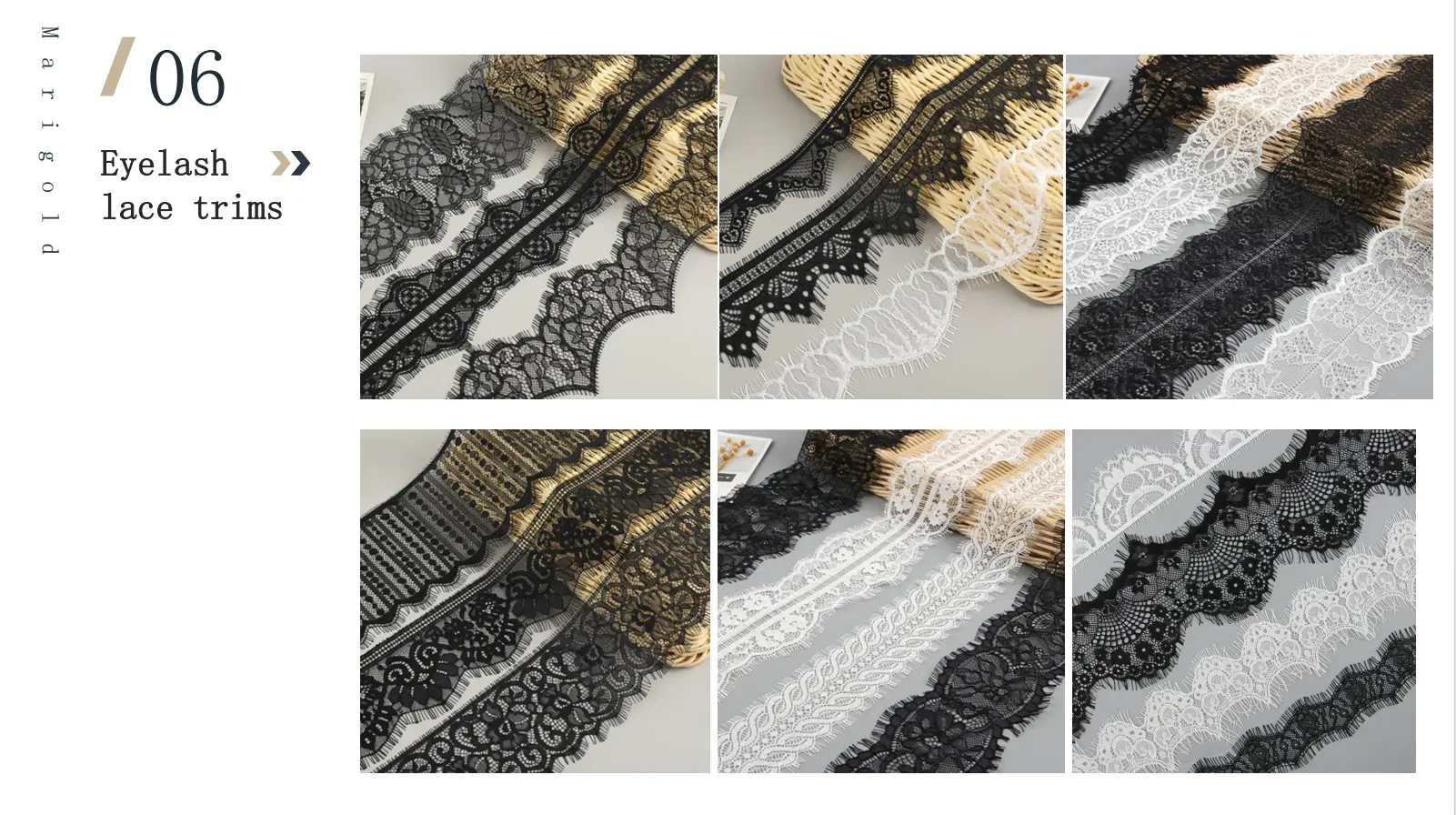 2027 Wholesale fashion laces and garment accessories supplier