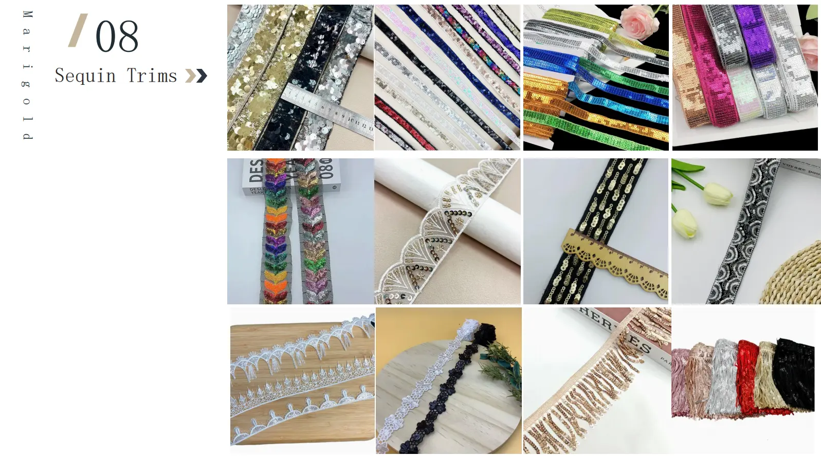2027 Wholesale fashion laces and garment accessories supplier