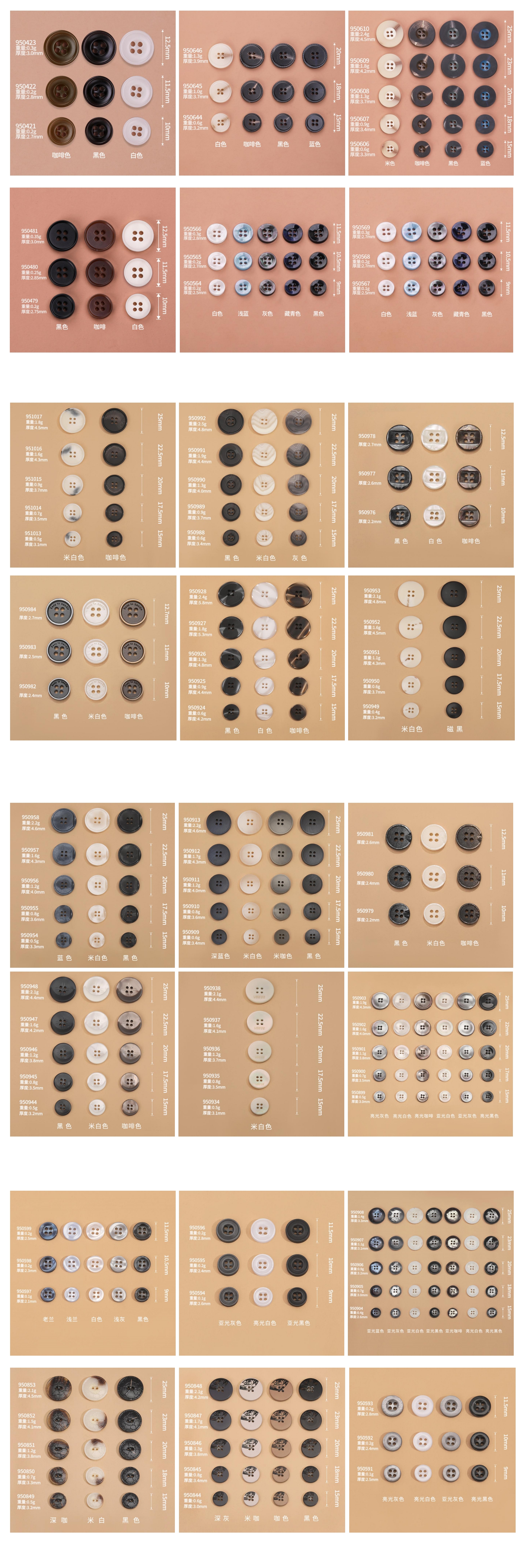 Fake Horn and Resin Buttons new design from China Fake Horn and Resin Buttons new design from China