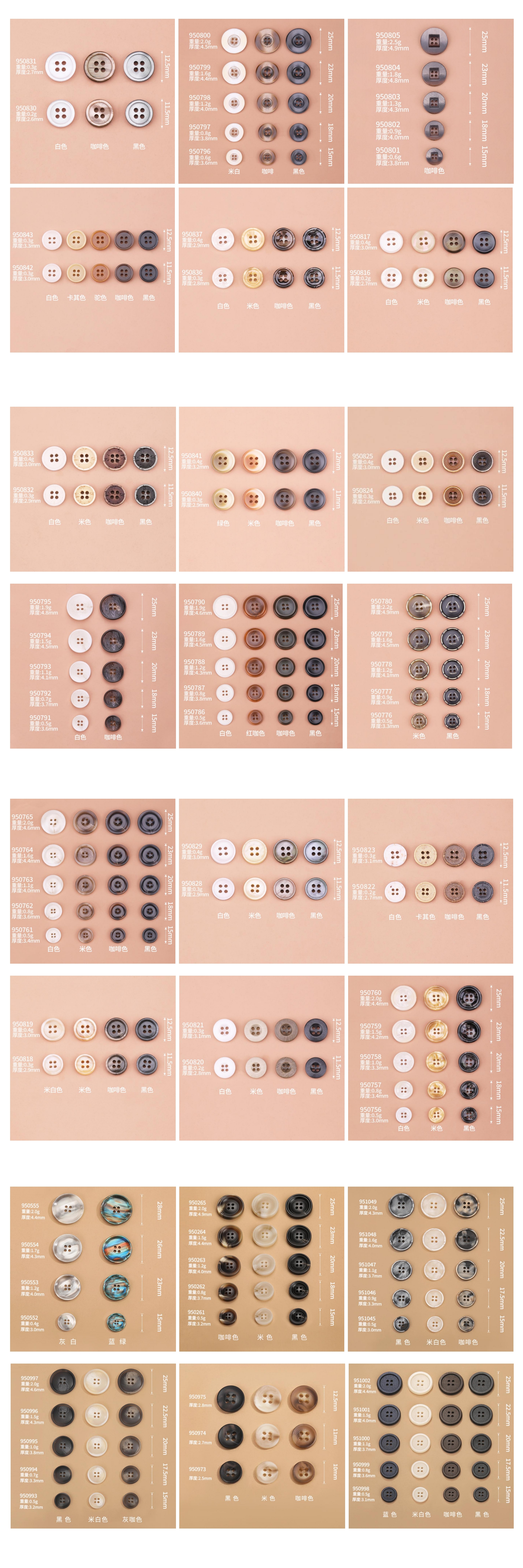Fake Horn and Resin Buttons new design from China Fake Horn and Resin Buttons new design from China